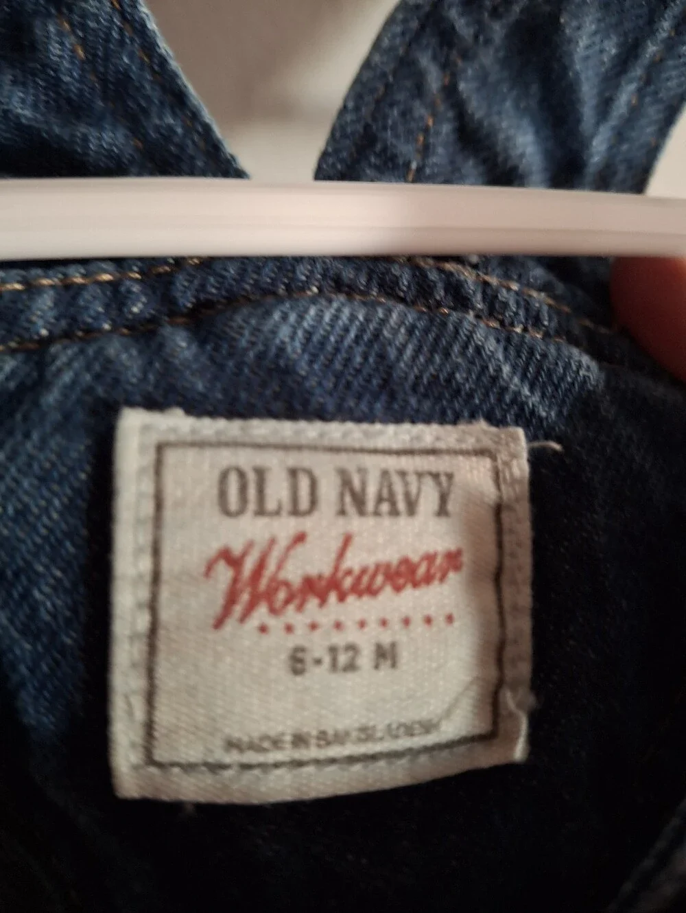 Infant 6-12 Months Overalls Old Navy Denim Color